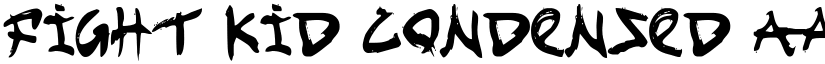Fight Kid Condensed font