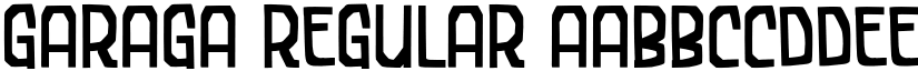 Garaga Regular font
