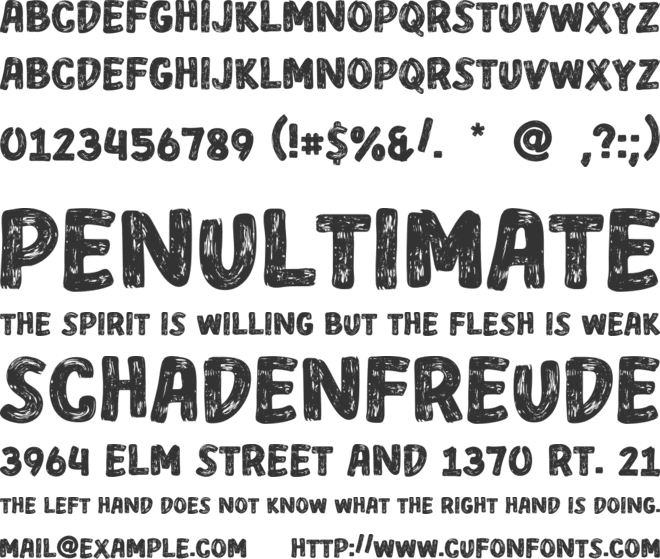 BEACHWORKS font preview