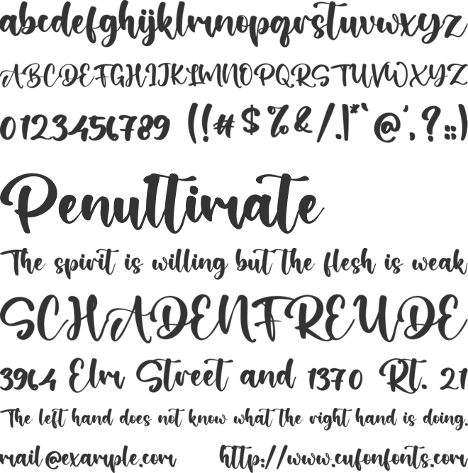 Love Australia font preview