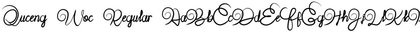 Quceng Woc font download