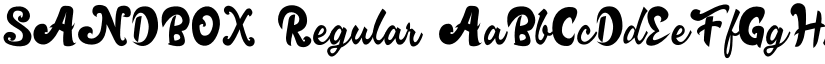 SANDBOX font download