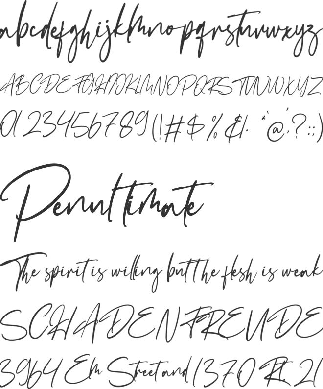 Adriatne font preview