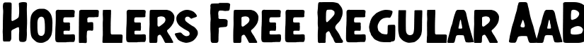 Hoeflers Free Regular font