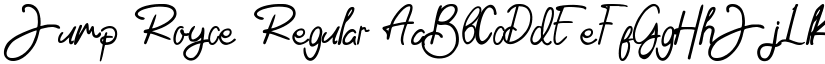 Jump Royce Regular font