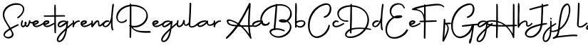 Sweetgrend font download