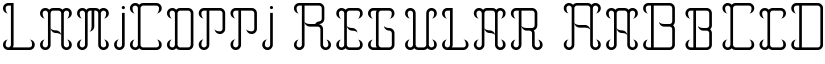 LamiCoppi Regular font