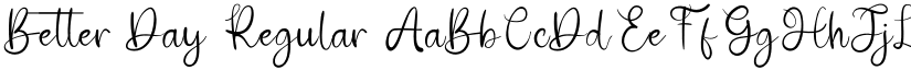 Better Day Regular font