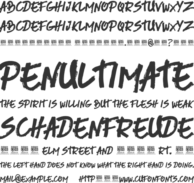 River Adventure Personal Use font preview