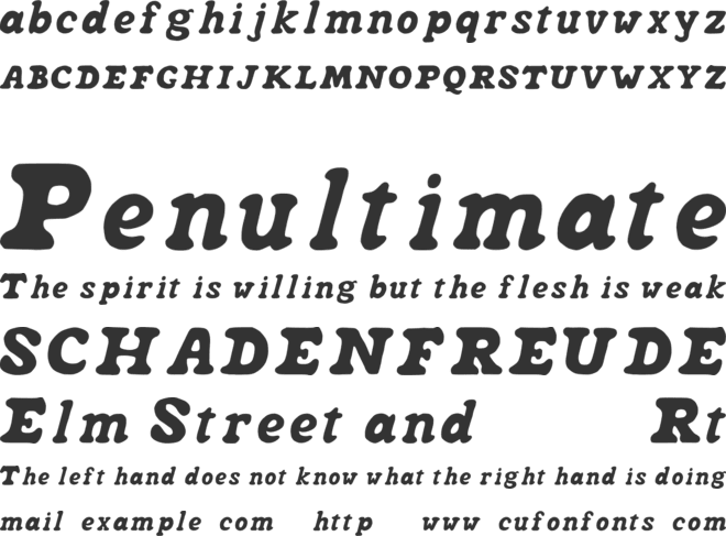 Nashira Free font preview