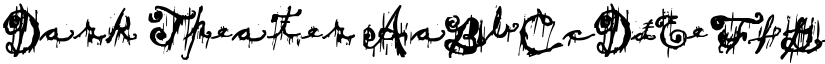Dark Theater font