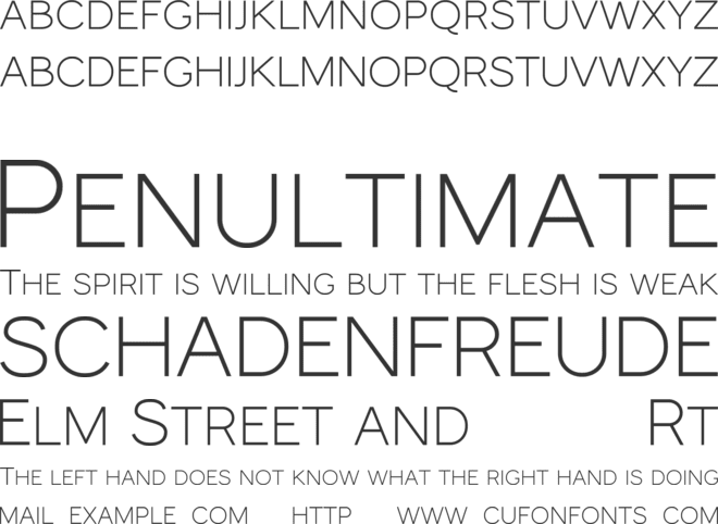 Monocole Free font preview