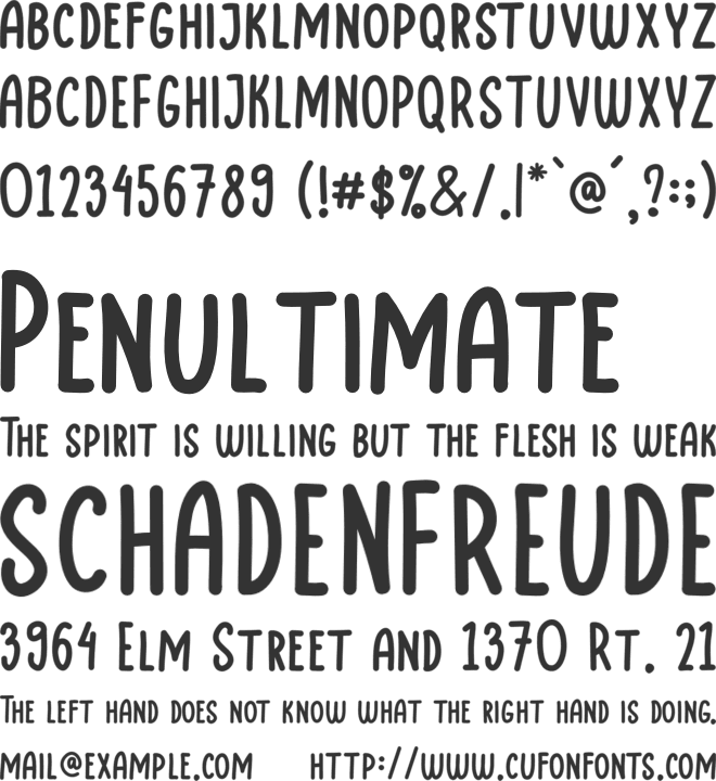 Limejuice font preview