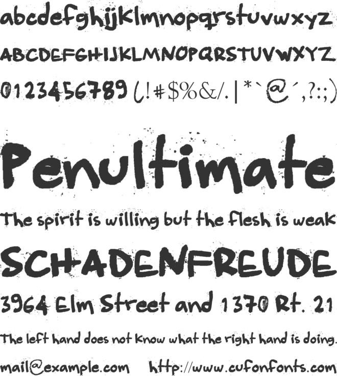 Angeleobardo font preview