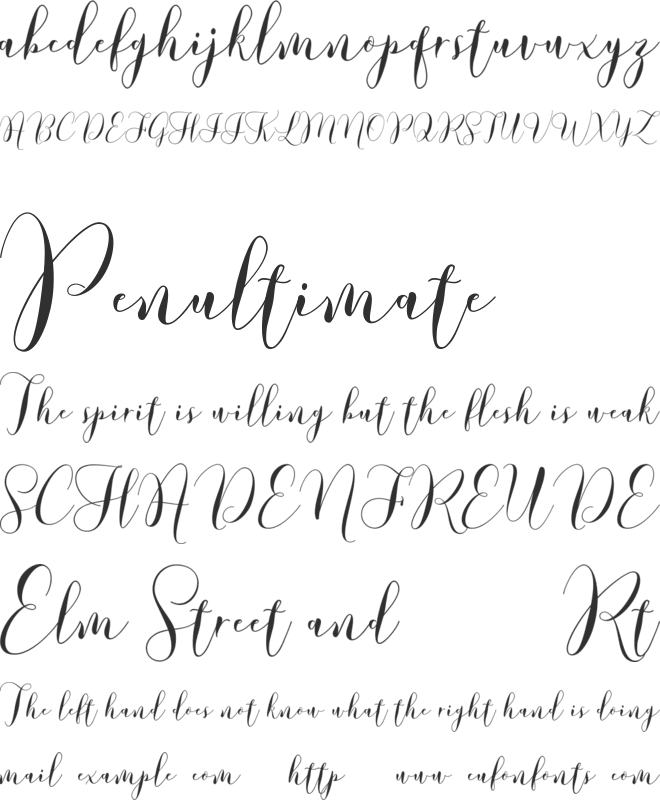 Lovely Dramatis Demo font preview