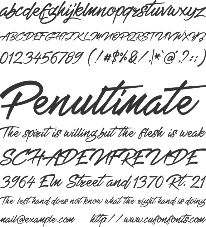 windasa font preview