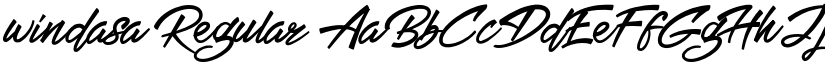 windasa Regular font