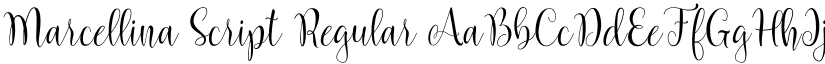 Marcellina Script Regular font