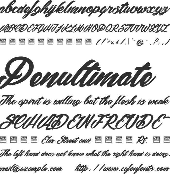 Snowballs Season_PersonalUseOnly font preview