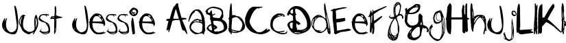 Just Jessie font