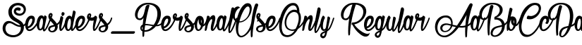 Seasiders_PersonalUseOnly Regular font