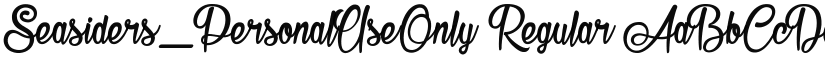Seasiders_PersonalUseOnly font download