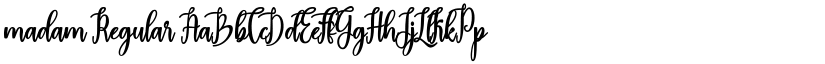 madam Regular font