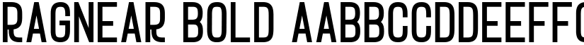 Ragnear Bold font