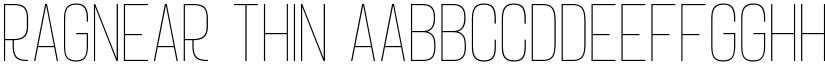 Ragnear Thin font