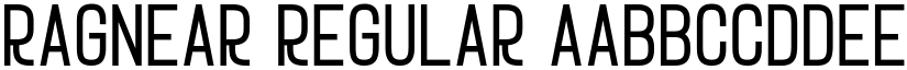 Ragnear Regular font
