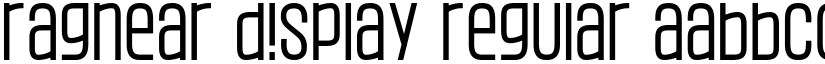 Ragnear Display Regular font