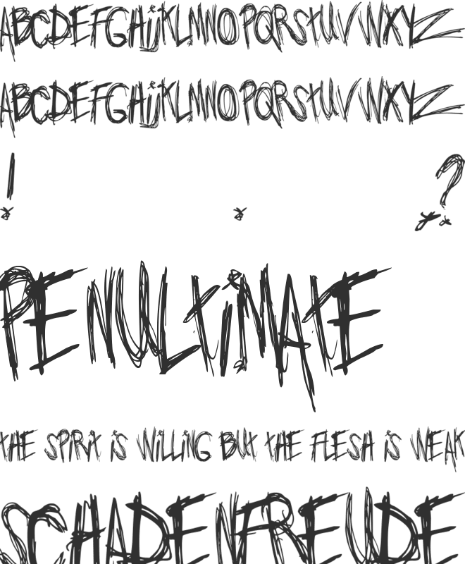 Jo wrote a lovesong font preview