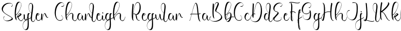 Skyler Charleigh font download