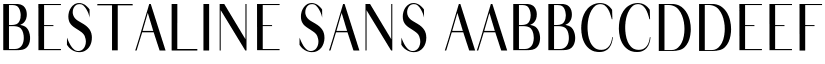 Bestaline Sans font