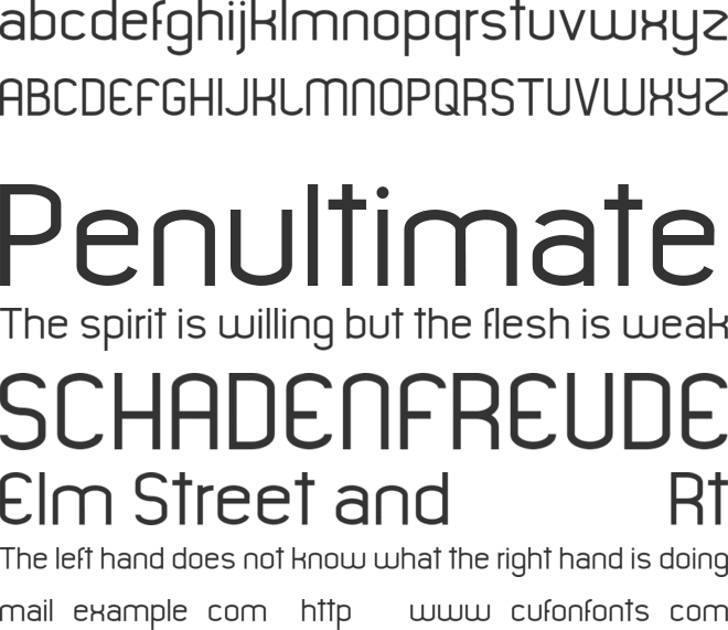 Rockgen font preview