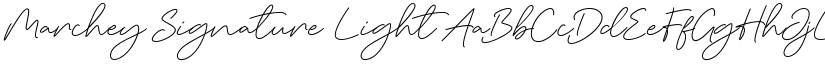 Marchey Signature font download