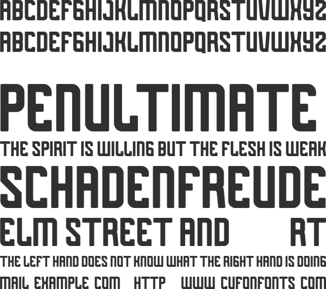 Delgos font preview
