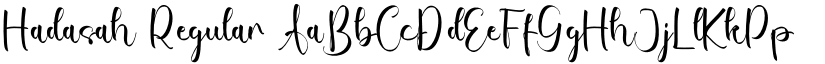 Hadasah Regular font