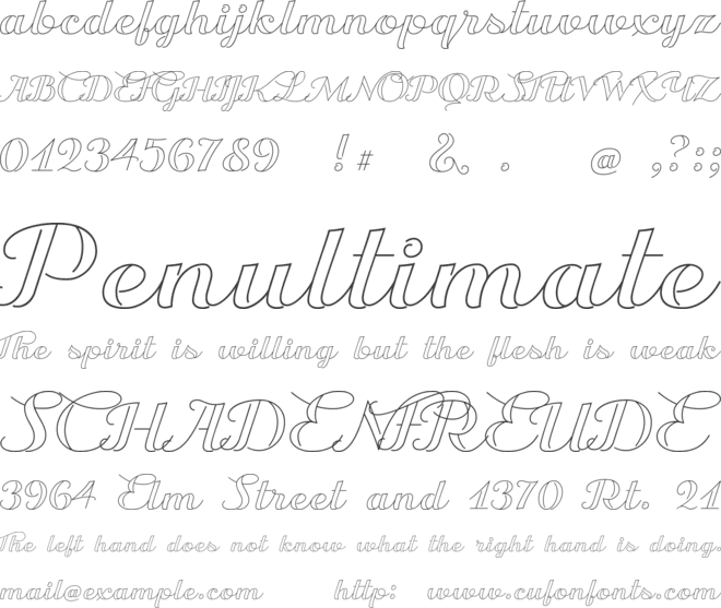 Transatlantic Cruise Demo font preview