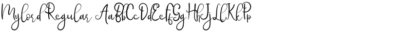 Mylord font download