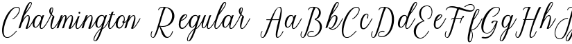 Charmington Regular font