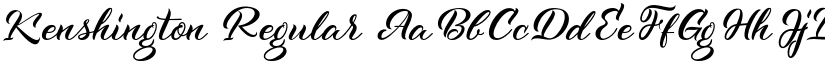 Kenshington Regular font