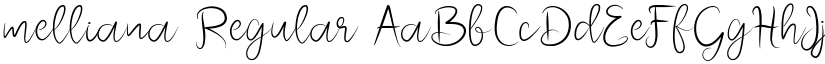 melliana Regular font