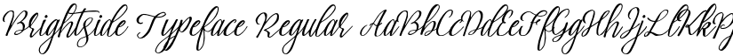 Brightside Typeface font download