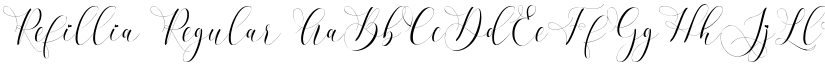 Refillia Regular font