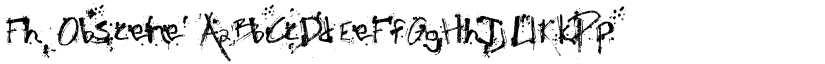 Fh_Obscene font