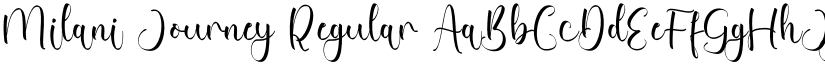 Milani Journey font download