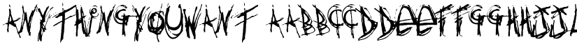 Anythingyouwant font