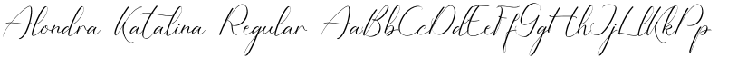 Alondra Katalina font download