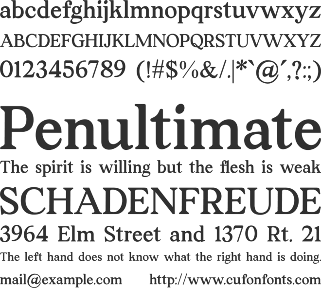 Lost Castedral font preview